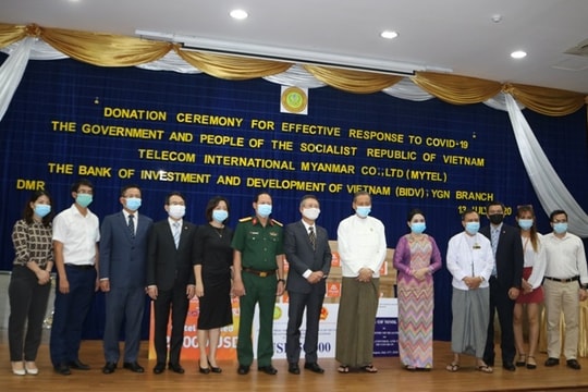 Việt Nam tặng Myanmar 50.000 USD phòng, chống đại dịch COVID-19