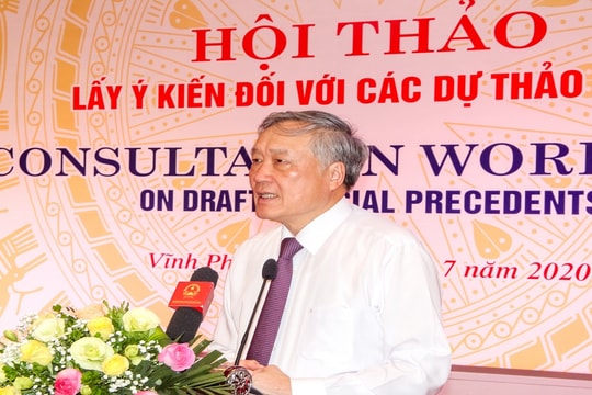 TANDTC tổ chức hội thảo lấy ý kiến đối với 14 dự thảo án lệ