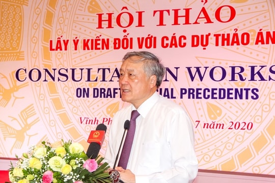 TANDTC tổ chức hội thảo lấy ý kiến đối với 14 dự thảo án lệ