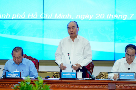 Thủ tướng kỳ vọng mức tăng trưởng của TP Hồ Chí Minh gấp 1,3 lần tăng trưởng chung