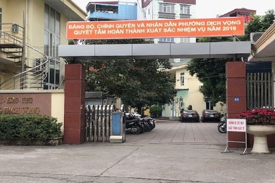 Kiểm điểm trách nhiệm UBND phường Dịch Vọng và Đội Quản lý trật tự xây dựng quận Cầu Giấy