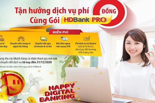 Tận hưởng loạt đặc quyền ưu đãi cùng tài khoản HDBank Pro