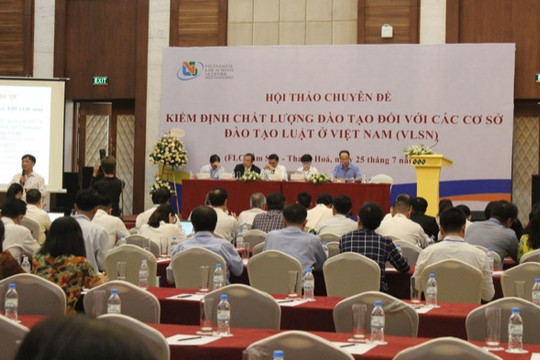 Hội thảo về kiểm định chất lượng đào tạo cho ngành luật Việt Nam