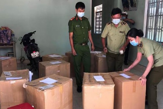 Đà Nẵng: Tiếp tục phát hiện 24.000 khẩu trang y tế không rõ nguồn gốc