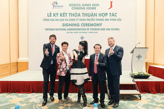 Jessica Minh Anh quảng bá du lịch Việt Nam