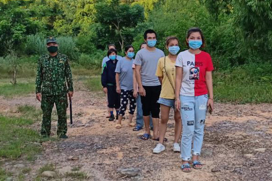 Bắt giữ nhóm người Trung Quốc nhập cảnh trái phép vào Quảng Ninh