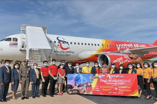 Vietjet Thái Lan khai trương đường bay Bangkok – Khon Kaen