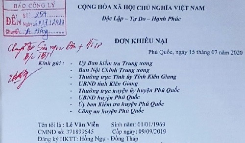 Phú Quốc: Công ty Trường An Phát bị tố hủy hoại tài sản của người dân