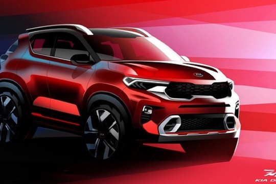 Lộ thiết kế mẫu SUV mới Kia Sonet 2021