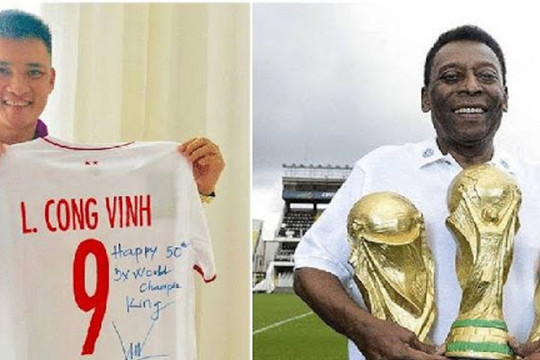 Vua bóng đá Pele bất ngờ nhận được món quà đặc biệt từ Việt Nam