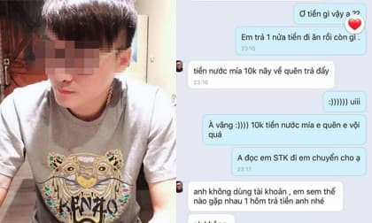 'Soái ca' SH lần đầu hẹn hò rủ bạn gái đi nhà nghỉ không thành, quay ra đòi lại 10 nghìn tiền nước mía