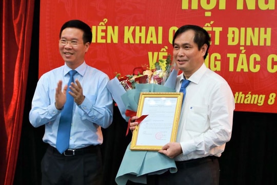 Ban Bí thư bổ nhiệm Phó trưởng Ban Tuyên giáo Trung ương