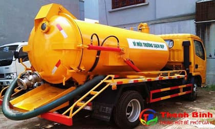 Thanh Bình cung cấp dịch vụ hút bể phốt tại Cầu Giấy chuyên nghiệp tận tâm
