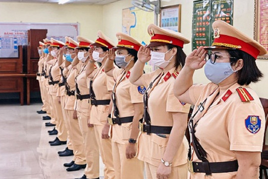TPHCM: Chuẩn bị ra mắt đội nữ CSGT dẫn đoàn