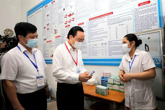 Không giải quyết các trường hợp thí sinh F1,F2 hoặc nghi ngờ nhiễm covid-19 thi trong đợt 1