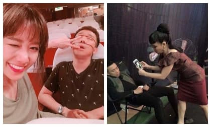 Rapper Wowy tiết lộ Trấn Thành ngủ mọi lúc có thể, cư dân mạng liền tung ảnh liên hoàn ngủ siêu hài của anh