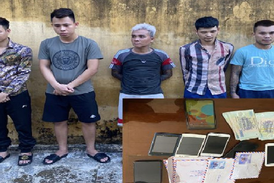 Triệt phá đường dây đánh bạc trên 10 tỷ đồng qua mạng internet