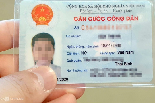 Bộ Công an đề xuất cấp thẻ căn cước công dân gắn chíp