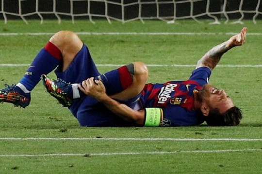 Messi có nguy cơ vắng mặt trong trận tứ kết Champions League