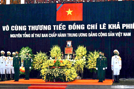 Tổ chức trọng thể Lễ viếng nguyên Tổng Bí thư Lê Khả Phiêu