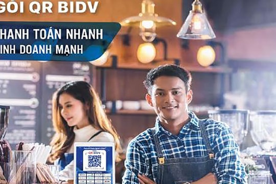 Nhiều ưu đãi phí giao dịch khi đăng ký sử dụng gói QR BIDV