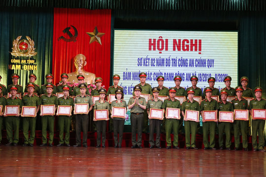 Công an tỉnh Nam Định: 100% Công an chính quy về xã góp phần hiệu quả công tác bảo đảm ANTT ở cơ sở