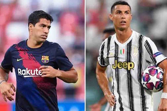 Ngoài Messi, Juventus muốn mời Luis Suarez về làm đồng đội của Ronaldo
