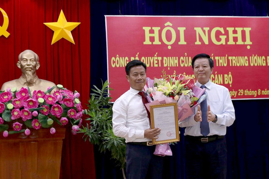 Thứ trưởng Bộ LĐTB&XH Lê Quân nhận nhiệm vụ mới