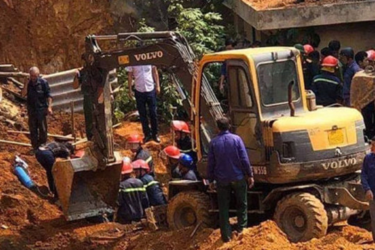 Phú Thọ: Sập công trình đang thi công, ít nhất 3 người chết