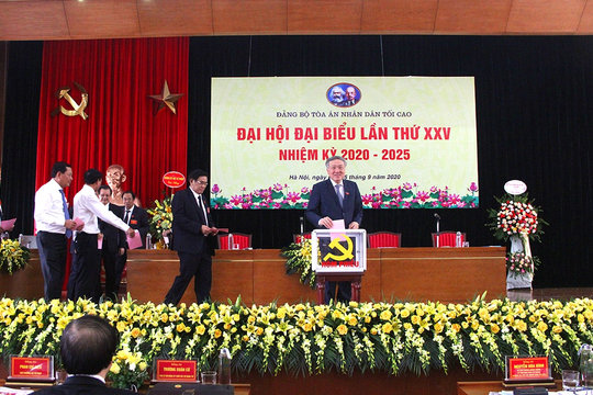 Đại hội đại biểu Đảng bộ TANDTC lần thứ XXV, nhiệm kỳ 2020-2025