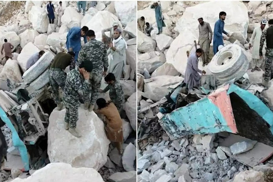 Sập mỏ đá cẩm thạch ở Pakistan, ít nhất 17 người thiệt mạng