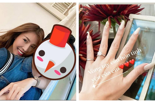 Quế Vân khoe nhẫn kim cương sáng lóa, không lẽ đã nhận lời cầu hôn?