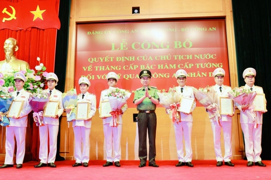 Giám đốc Công an tỉnh Thanh Hóa được phong hàm Thiếu tướng