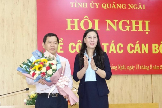 Nguyên Bí thư Thành ủy được bầu giữ chức Phó Bí thư Tỉnh ủy Quảng Ngãi