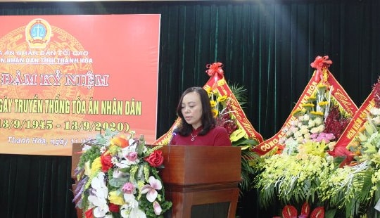 TAND tỉnh Thanh Hóa: Tiếp tục đẩy nhanh tiến độ và nâng cao chất lượng giải quyết, xét xử các loại vụ án