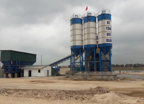 Trạm trộn bê tông gây ô nhiễm môi trường