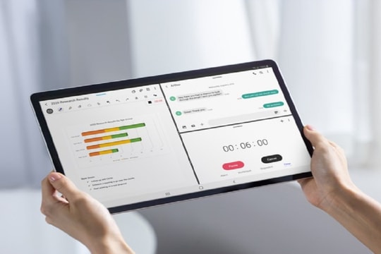 Galaxy Tab S7+: mạnh mẽ, tối ưu cho công việc