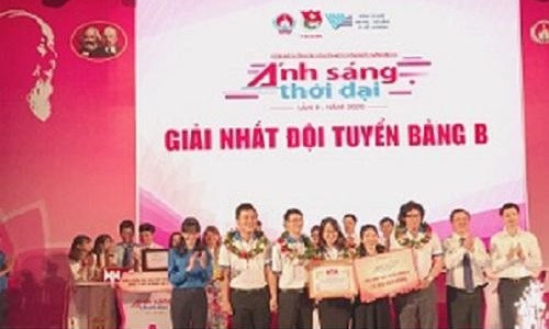 Đại học Kinh tế - Luật TPHCM đạt giải nhất Hội thi “Ánh sáng thời đại” lần 9 năm 2020
