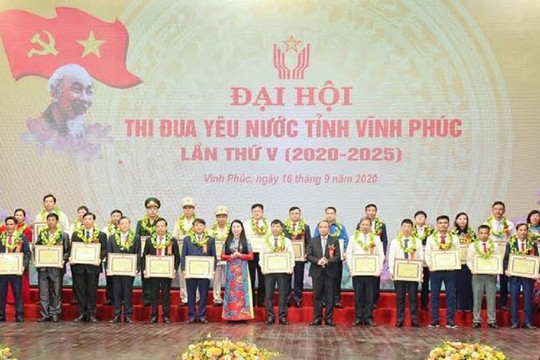 Đại hội Thi đua yêu nước tỉnh Vĩnh Phúc lần thứ V, giai đoạn 2020 - 2025