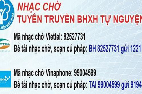 BHXH tỉnh Quảng Nam: Tuyên truyền BHXH tự nguyện thông qua hình thức nhạc chờ trên điện thoại di động