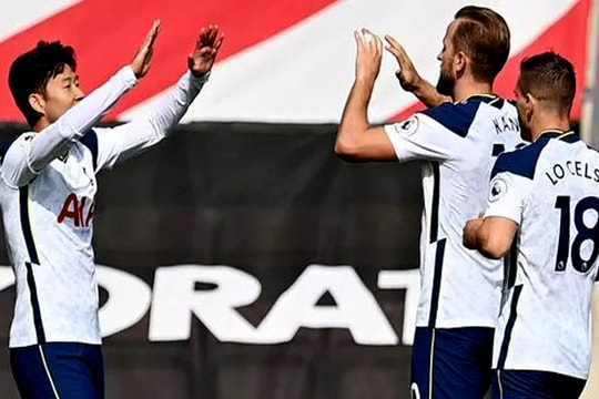 Son Heung-min, Harry Kane tỏa sáng giúp Tottenham chiến thắng ngoạn mục