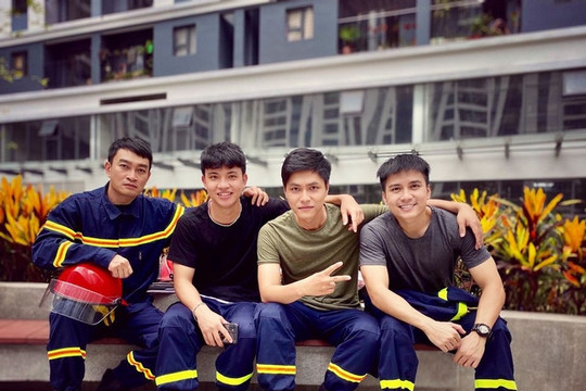 Lộ diện dàn lính cứu hỏa cực soái ca trong phim mới của VFC