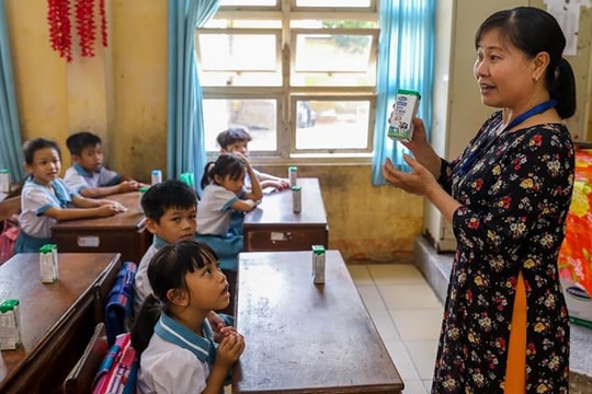 Sữa học đường giảm bớt gánh lo cho phụ huynh giữa mùa Covid