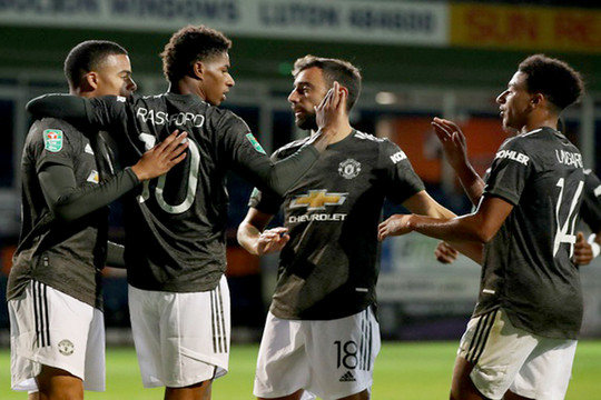 Thắng Luton Town, MU ghi tên vào vòng 4 League Cup