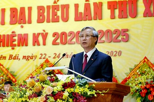 Thường trực Ban Bí thư nhấn mạnh 5 vấn đề tại Đại hội Đảng bộ tỉnh Yên Bái