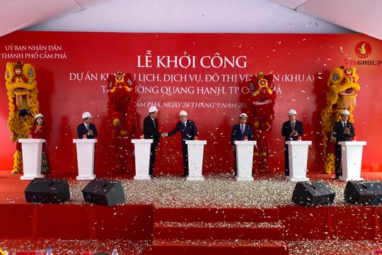 Vingroup khởi công khu dịch vụ, đô thị ven biển tại Quảng Ninh