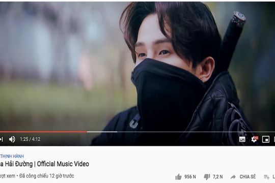 MV Hoa Hải Đường của Jack vượt Rap Việt, đạt top 1 trending YouTube sau 16 tiếng