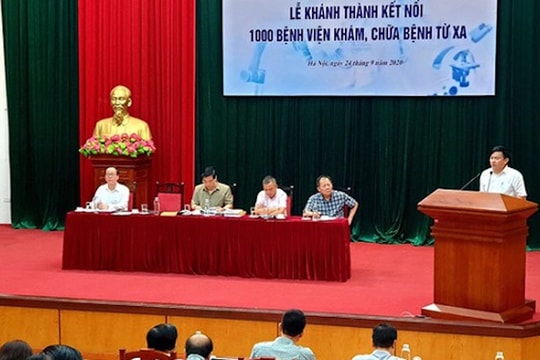 1.000 điểm cầu khám, chữa bệnh từ xa đã kết nối với tuyến trên
