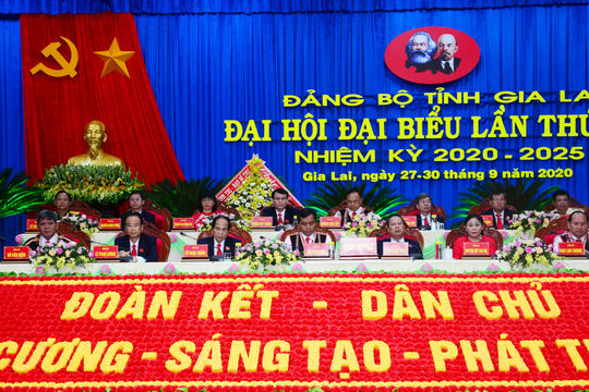 Gia Lai: Đại hội đại biểu Đảng bộ tỉnh Gia Lai lần thứ XVI, nhiệm kỳ 2020-2025