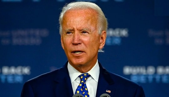 Ông Joe Biden được đề cử giải Nobel Hòa bình 2020